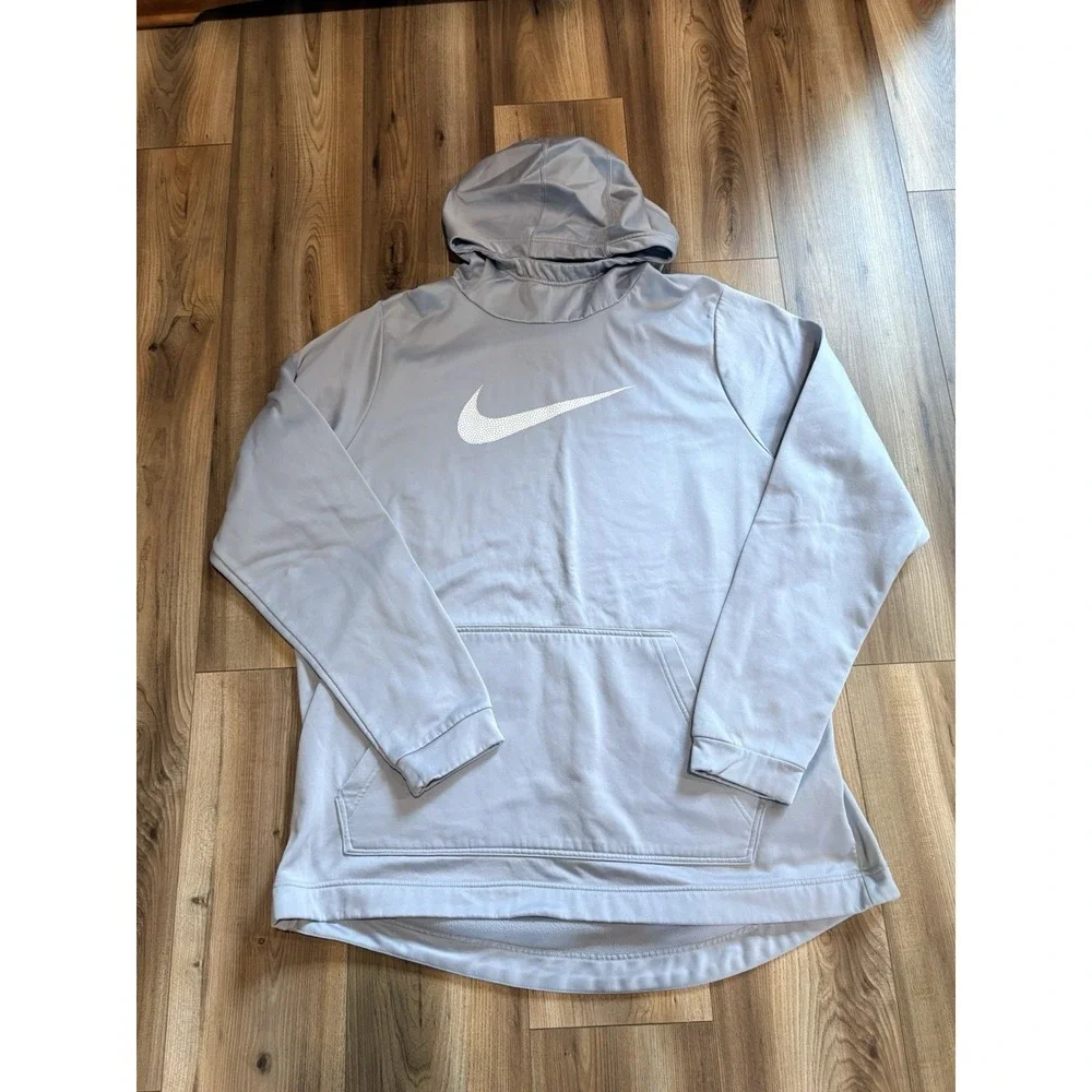 Nike Hoodie Sweatshirt Gray Men's XXLT Tall Guy Friendly Soft Pullover